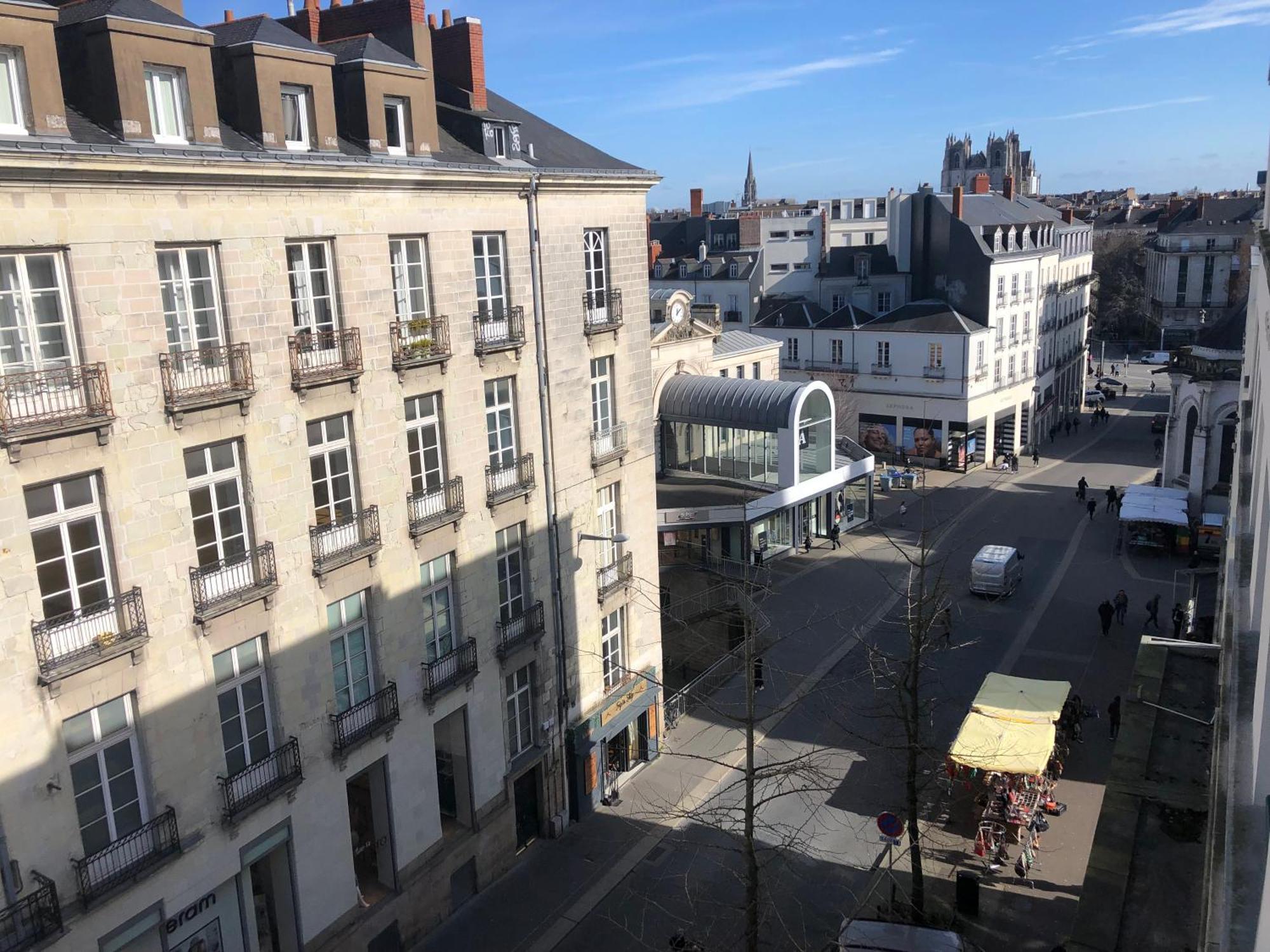Appt 3 Chambres Hyper Centre Tres Calme Tres Clair Quartier Place Royale, Parking Gratuit Nantes Buitenkant foto